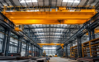 Grúas puente: ventajas para optimizar la productividad industrial