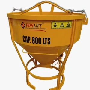 BALDE PARA CONCRETO CON MANGA 800 LTS